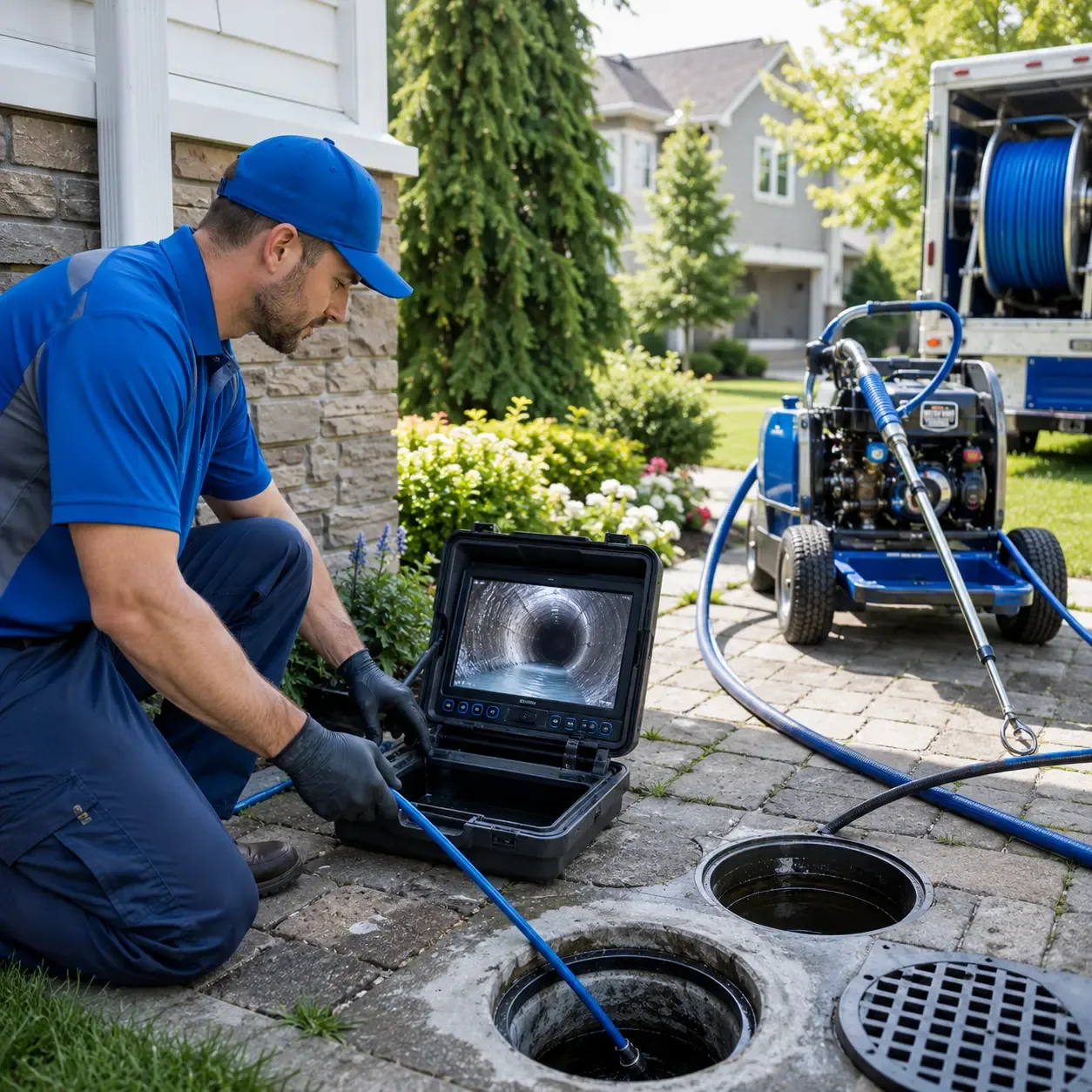 Outdoor drain cleaning professionals serving Crowville, LA